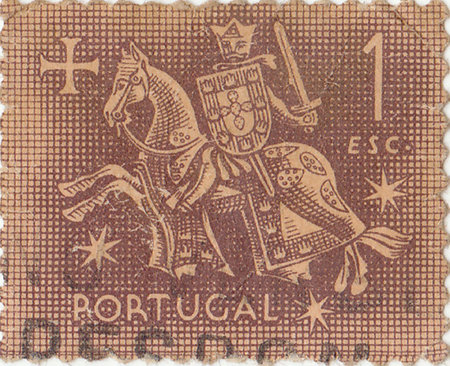 Portuguese postage stampのeditorial素材