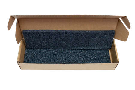 Carton, cardboard box, package isolated with copy space