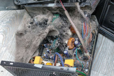 Cleaning personal computer from the dust