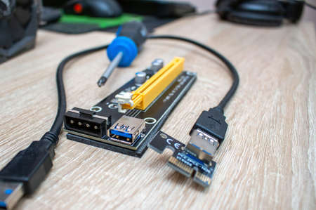 Riser 16x for video card on the table
