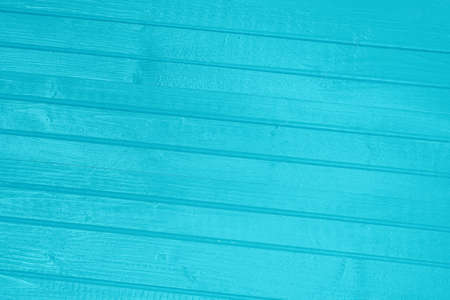 Blue painted, planked wooden textured boards backgroundの写真素材