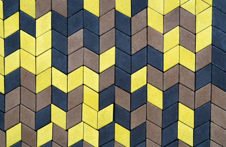 colored concrete paving slab with a beautiful high-quality texture close up.の写真素材