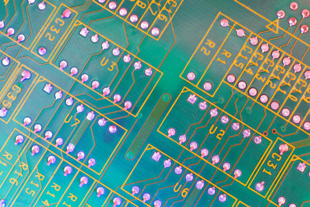 Electronic board design, Motherboard digital chip. Tech science background. Integrated communication...