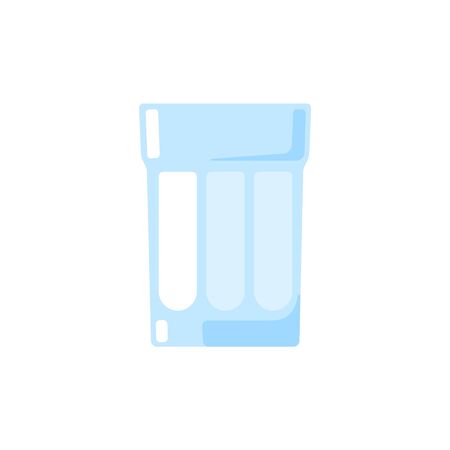 Table glass for drinking - flatのイラスト素材