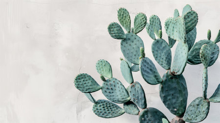 Cactuses in the desert - vintage filter effect. Retro styleの素材