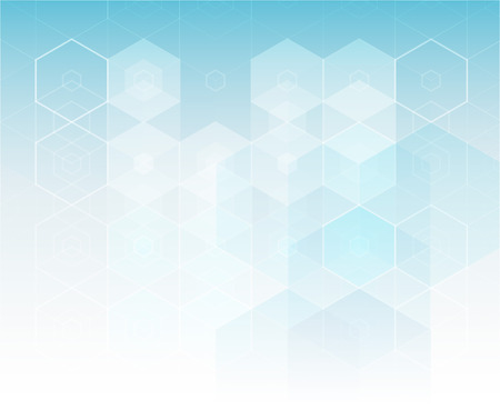 Abstract science Background. Hexagon geometric design.のイラスト素材