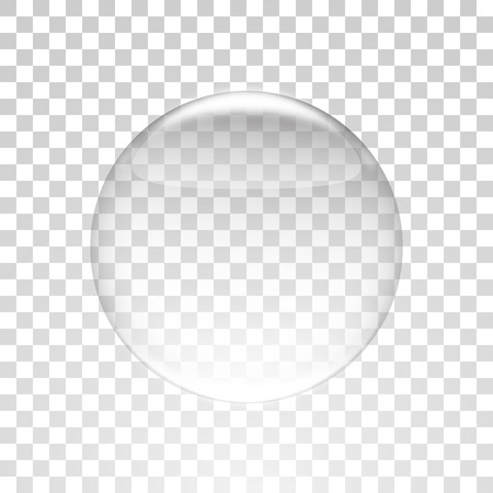 Glass boll sphere Vector illustrationのイラスト素材