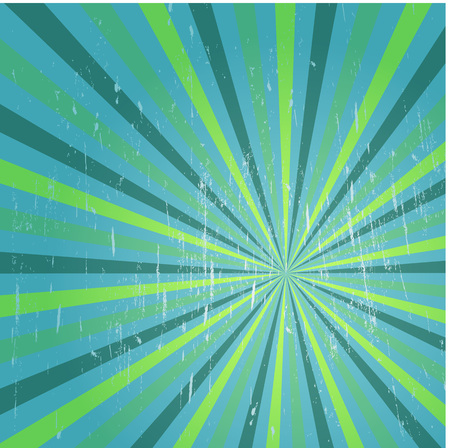 Multicolor Sunbeams grunge background. A vintage poster.のイラスト素材