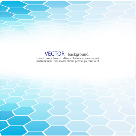 Abstract technology background with hexagons vector illustrationのイラスト素材