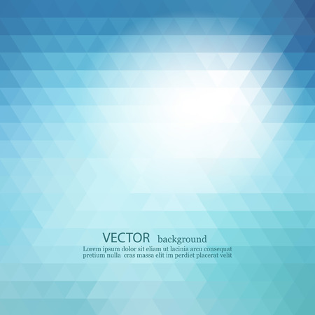 Abstract geometric background with transparent triangles. Vector illustration. Brochure designのイラスト素材