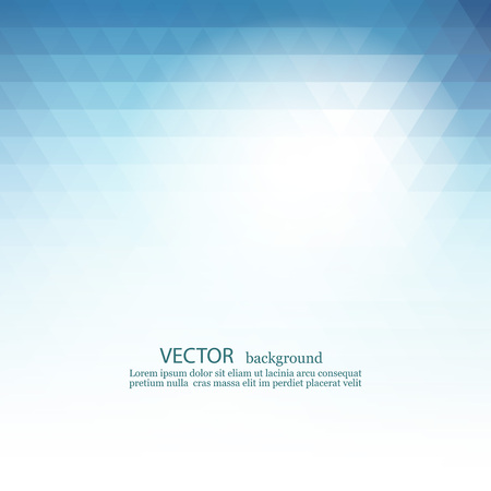Abstract geometric background with transparent triangles. Vector illustration. Brochure designのイラスト素材