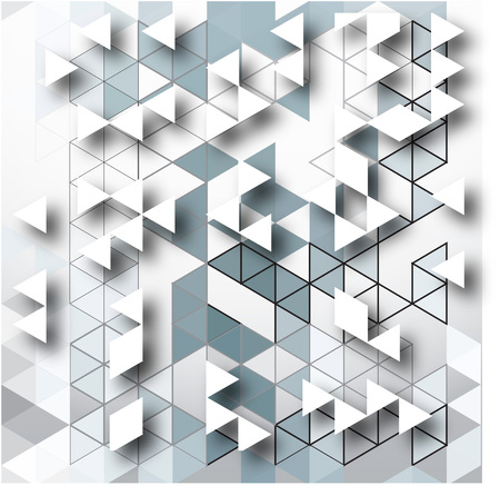 AbstrAbstract gray triangles background design templatesのイラスト素材