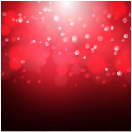 Red bokeh Christmas red blurred backgroundのイラスト素材
