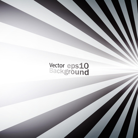 Black and white background Rectangles stretching into the distanceのイラスト素材