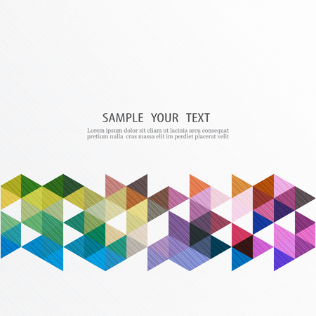 abstract consisting of triangles design brochures,flyers,posters,web designのイラスト素材