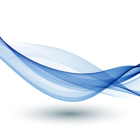 vector design background Transparent smooth blue wavesのイラスト素材