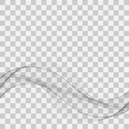 Soft abstract swoosh wave lines border layout grey elegant modern certificate background. Vector illustrationのイラスト素材