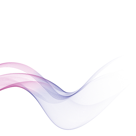 Abstract background, color flow waved lines for brochure, website, flyer design. Transparent smooth waveのイラスト素材