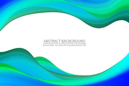 Modern colorful flow poster. Wave Liquid shape color background. Art design for your design project.のイラスト素材