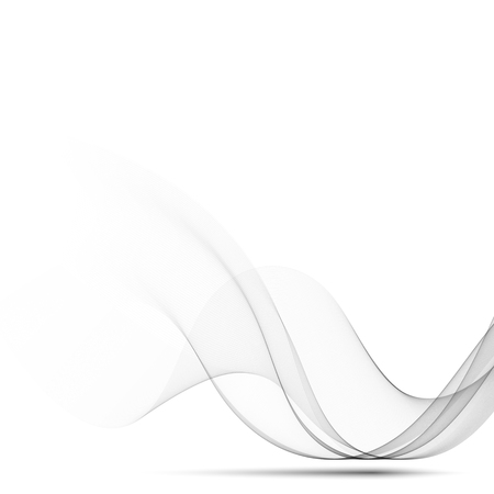 Soft abstract swoosh wave lines border layout grey elegant modern certificate background.のイラスト素材