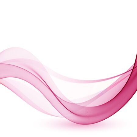 Pink wave flow Fbstract vector wave backgroundのイラスト素材
