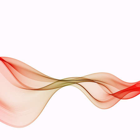 Abstract red waves background Design Template. Bright red background with curved lines.