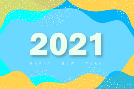 Abstract Fluid creative templates Geometric design, liquids shapes. New Yearのイラスト素材