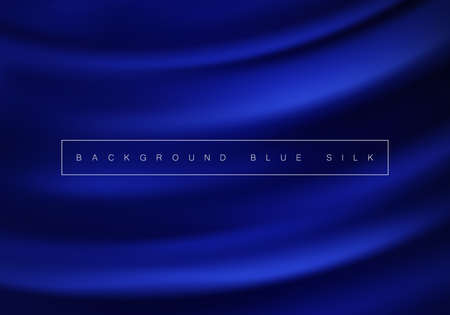 Abstract background luxury blue cloth or liquid wave Texture silk Iuxurious background or elegant wallpaperのイラスト素材