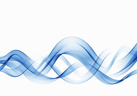 Abstract blue wave background Blue wave flow