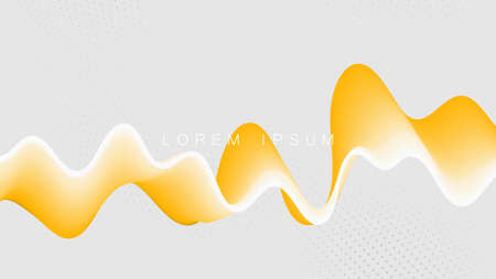 Wave bright background stream. Abstract wavy background with vibrant gradient colors. Fashionable wave liquid design.のイラスト素材