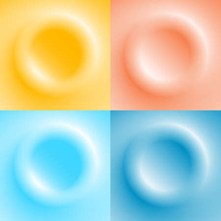 Dynamic vortex circle. Abstract vector background. Design element. Set of abstract backgrounds.のイラスト素材