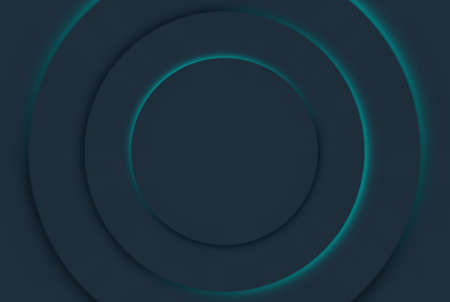 Dark blue vector abstract background with circles. Modern elegant background for poster, banner, wallpaper and exclusive design conceptsのイラスト素材