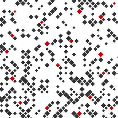 Pattern of dark random pixels.Monochromatic vector illustration.Design element.