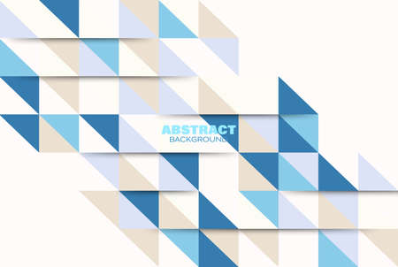 Minimalistic design, abstract background.Geometric element.Colored triangles. Vector illustrationのイラスト素材