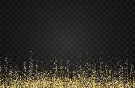 Vector golden shiny abstract background.Gold glitter. Texture of gold dust.のイラスト素材