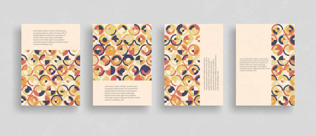 Trendy modern set of minimalistic geometric compositions.Design for...