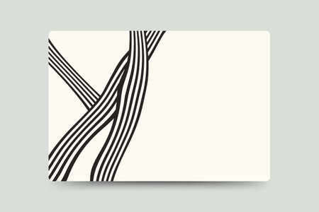 Optical art, abstract black and white wave background.のイラスト素材