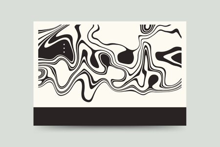 Optical illusion stripes texture. Abstract wavy background. Op art illustration.のイラスト素材