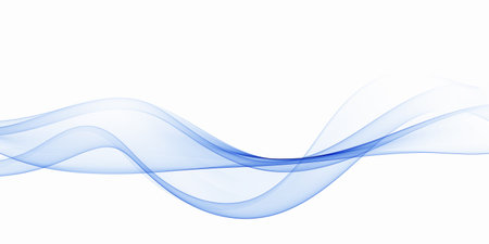 Wavy vector lines,wave flow,abstract wave background,design element.のイラスト素材