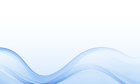 Abstract wavy blue background waveのイラスト素材