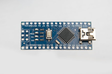 nano board on white background isolated on white