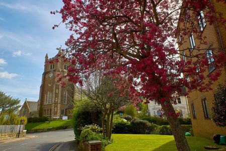 Hastings,England on the 10 April 2017: Christ Church Blacklandsのeditorial素材
