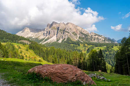famous Italian National Park Tre Cime di Lavaredo. Dolomites, South Tyrol. Auronzoの写真素材