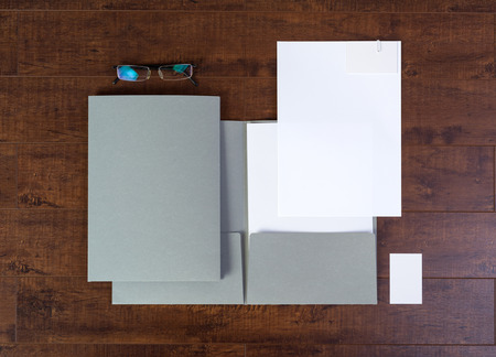 Photo. Template for branding identity. For graphic designers presentations and portfolios.の写真素材