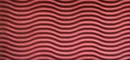 Facade wave tiles background. Close up textureの写真素材