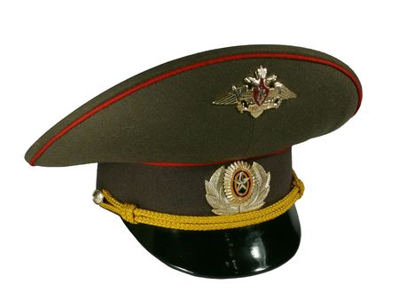 Officer peak-capの写真素材