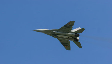 Fighter jets perform aerial maneuvers over Belarus during military exercises. These operations...