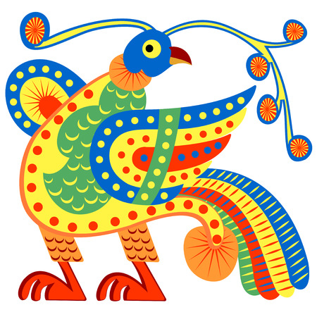 Fabulous bird - phoenix.のイラスト素材