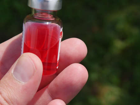 bottle of medicineの写真素材