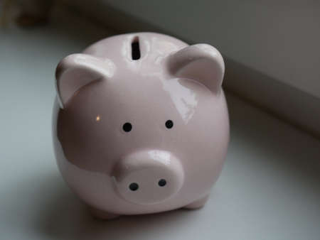 piggy Bank on a white backgroundの写真素材